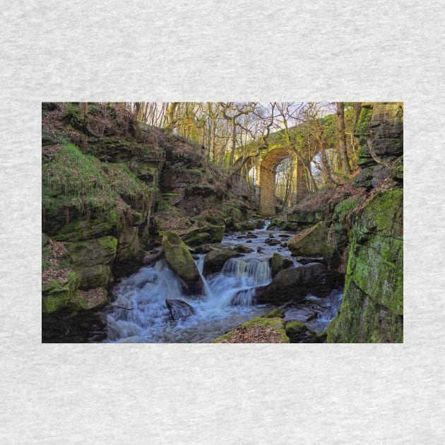 Fairies Chapel Healey Dell by avrilharris